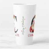 Personalized with name | Unique Christmas gifts Milchtasse (Vorderseite)