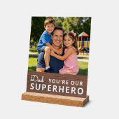 Personalized with photo and text acrylschild (Winkel)