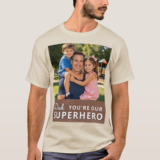 Personalized with photo and text T-Shirt (Vorderseite)