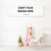 Personalized with Your Design, Logo Message2.5'x8' Banner (Insitu)