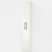 Personalized with Your Design,Logo,Message 2.5'x12 Banner (Vertikal)