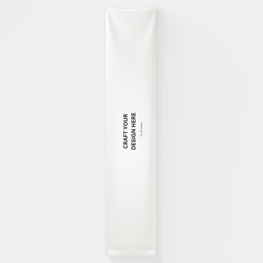 Personalized with Your Design,Logo,Message 2.5'x12 Banner (Vertikal)