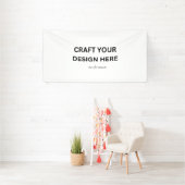 Personalized with Your Design, Logo,Message 4'x8' Banner (Insitu)