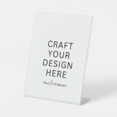 Personalized with Your Design, Logo, Message Sockelschild (Vorderseite)