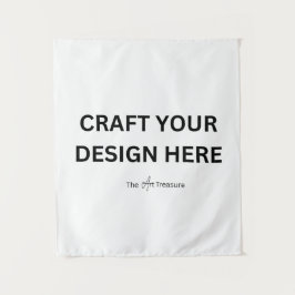 Personalized with Your Design, Logo, or Message Wandteppich