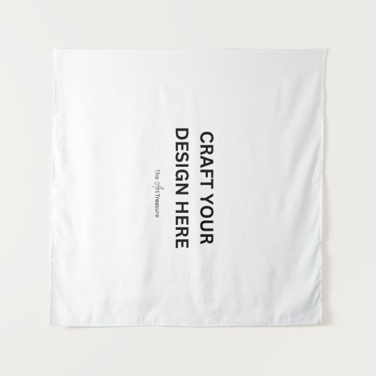 Personalized with Your Design, Logo, or Message Wandteppich (Vorderseite (Horizontal))