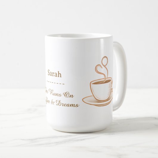 Personalized Women's Day Coffee Mug Kaffeetasse (VorderseiteRechts)