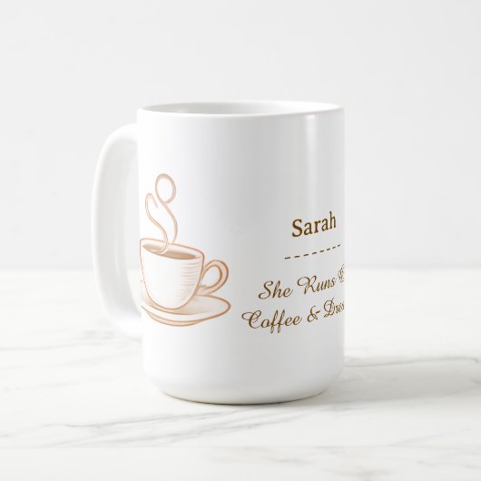 Personalized Women's Day Coffee Mug Kaffeetasse (Vorderseite Links)