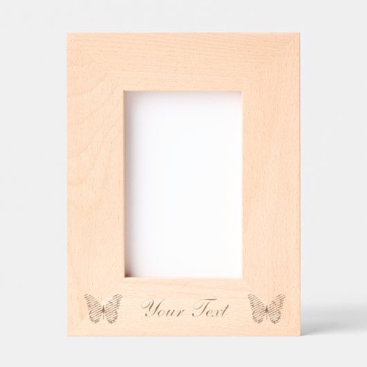 Personalized Wood Frame for Her Engraved Frames Geätzte Rahmen (Vorderseite)