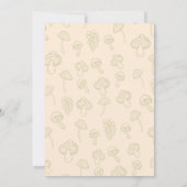 Personalized Woodland Hedgehog Birthday Invitation Einladung (Rückseite)