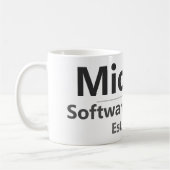 Personalized Work Mug – Custom Name & Job Title Gi Kaffeetasse (Links)