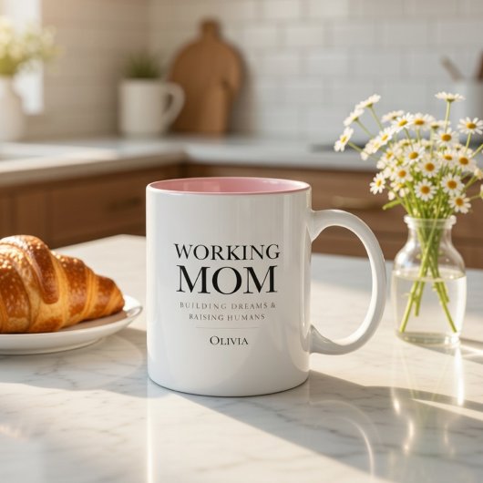 Personalized Working Mom – Custom Boss Mom Gift Tasse