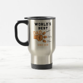 Personalized WORLD'S BEST Dad | Father’s Day Reisebecher
