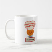 Personalized World's Greatest Burger Chef Kaffeetasse (Links)