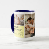 Personalized World's Greatest Dad Photo | Father’s Tasse (Vorderseite Links)