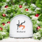 Personalized Wrestling Athlete Snow Globe Gift Schneekugeln (Weihnachten)