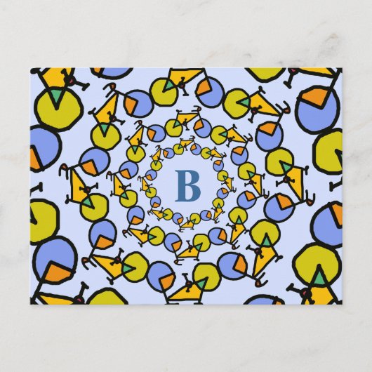 personalized write about bicycles postkarte (Vorderseite)