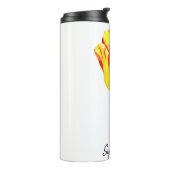 Personalized Yellow and red tulip Thermosbecher (Nach links gedreht)