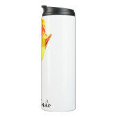 Personalized Yellow and red tulip Thermosbecher (Nach rechts gedreht)