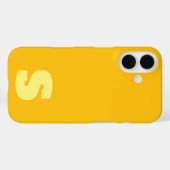 Personalized yellow iPhone / iPad case (Rückseite (Horizontal))