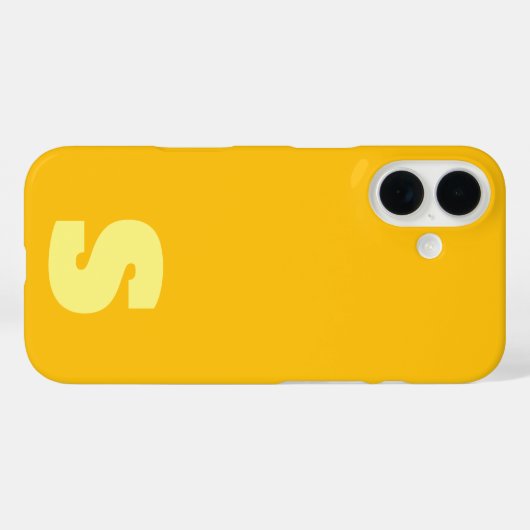 Personalized yellow iPhone / iPad case (Rückseite (Horizontal))