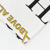 Personalized YHWH YAHWEH Above All Else Christian Fleecedecke (Ecke)