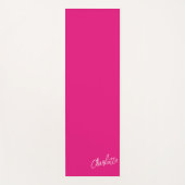 Personalized Yoga Mat | Custom Name Fitness Mat Yogamatte (Vorderseite)