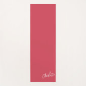 Personalized Yoga Mat | Custom Name Fitness Mat Yogamatte (Vorderseite)