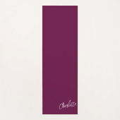Personalized Yoga Mat | Custom Name Fitness Mat Yogamatte (Vorderseite)