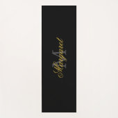 Personalized Yoga Mat with Custom Name and Initial Yogamatte (Vorderseite)