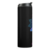 Personalized Yoga Thermal Tumbler – Add Your Name Thermosbecher (Nach links gedreht)