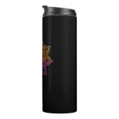 Personalized Yoga Thermal Tumbler – Add Your Name Thermosbecher (Nach rechts gedreht)