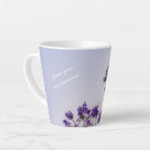 Personalized “You Are Awesome” Jacaranda Sky Milchtasse (Linke Ecke)