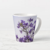 Personalized “You Are Awesome” Jacaranda Sky Milchtasse (Rechte Ecke)