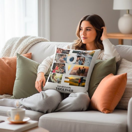 Personalized "You Are Mine Forever" Photo Pillow Kissen