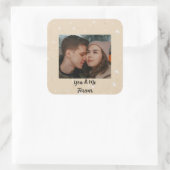 Personalized “You & Me Forever” Photo Sticker (Tasche)