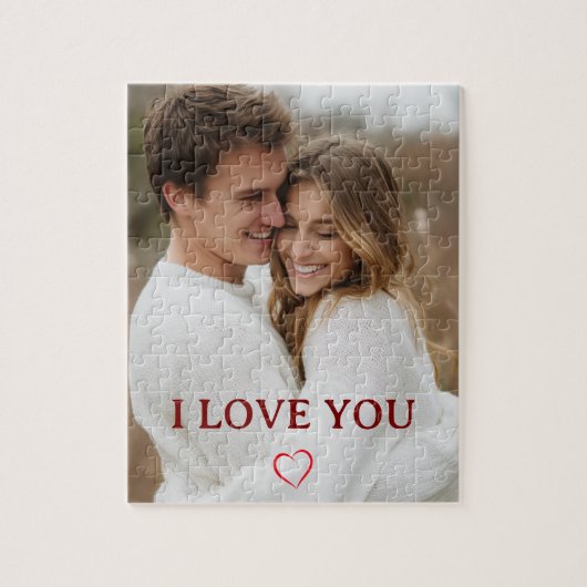 Personalized You & Me I Love You Puzzle Gift (Vertikal)