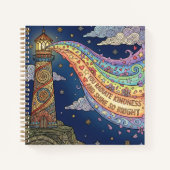 Personalized You Radiate Kindness Spiral Notebook Notizblock (Vorderseite)