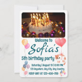 Personalized Young Wild And Age Birthday Party Einladung (Rückseite)