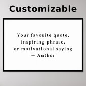 Personalized  Your Funny Quote – Create Your Own Poster