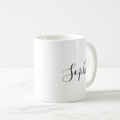 Personalized Your Name Gift Kaffeetasse (VorderseiteRechts)