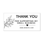 Personalized Your Own Modern Round Return Address  Gummistempel (Prägung)