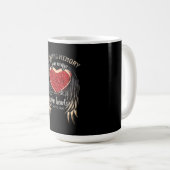 Personalized Your Wings Were Ready But Our Hearts Kaffeetasse (VorderseiteRechts)