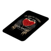 Personalized Your Wings Were Ready But Our Hearts Magnet (Linke Seite)