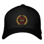 Personalized Your YEAR Premium Laurels Embroidery Bestickte Baseballkappe (Vorderseite)