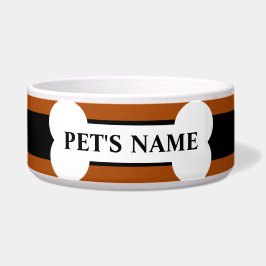 PersonalizedBone Design Pet Bowl Napf