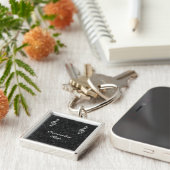 Personalizedd schillernde funkelnd schlüsselanhänger (Seite)
