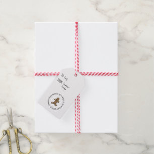 PersonalizedGingerbread Man Merry Little Christmas Geschenkanhänger