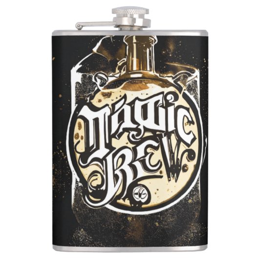 #personalizedmonogramflaskVinylWrappedFlask Flachmann (Vorderseite)