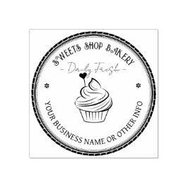 PersonalizedStamp-Gummi | Eigene Bäckerei-Logo Gummistempel